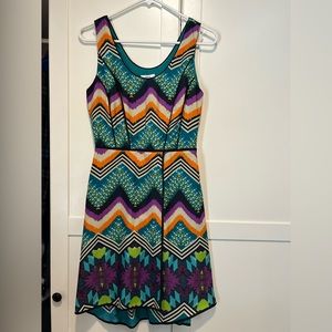 NWOT Bar III Colorful Print Dress